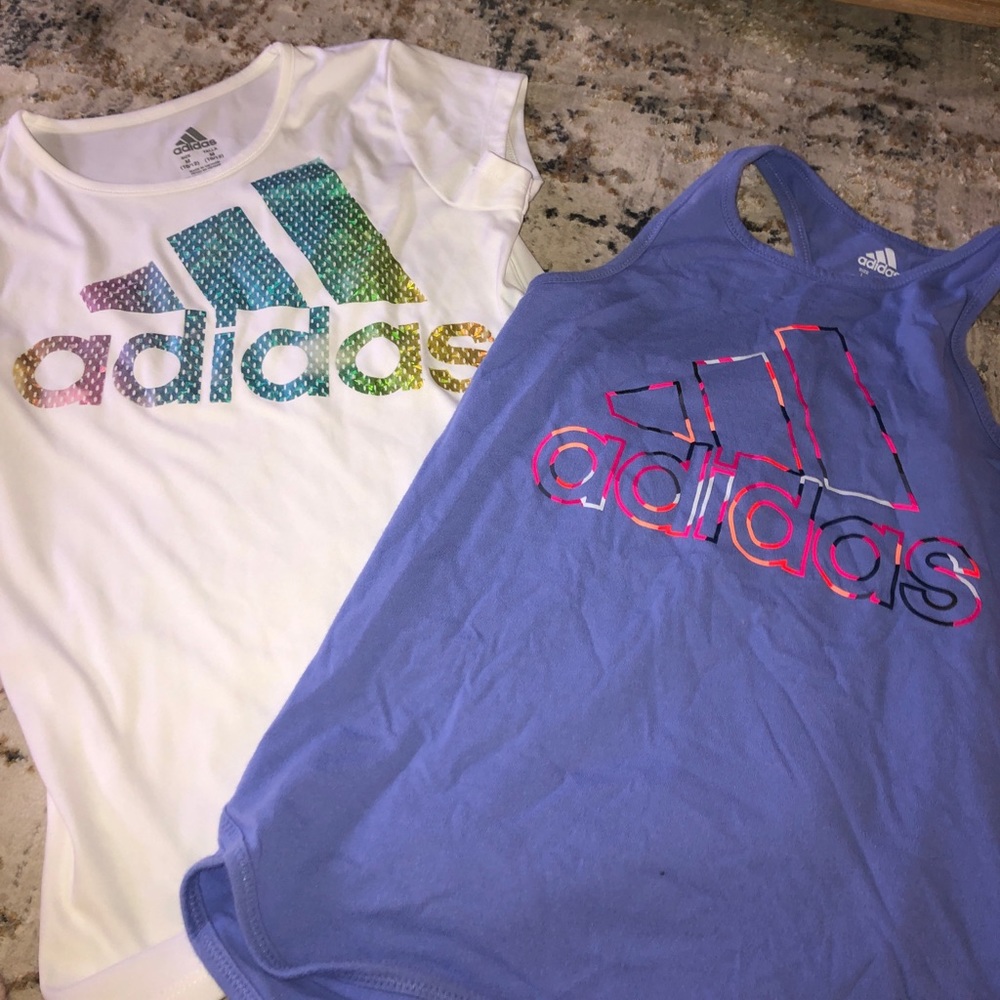 Adidas Girls Shirts! - Picture 1 of 5
